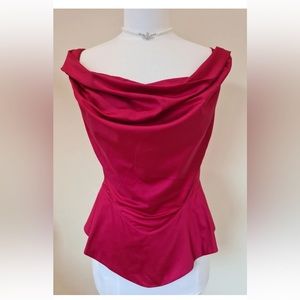 Vivienne Westwood bustier style peplum top
